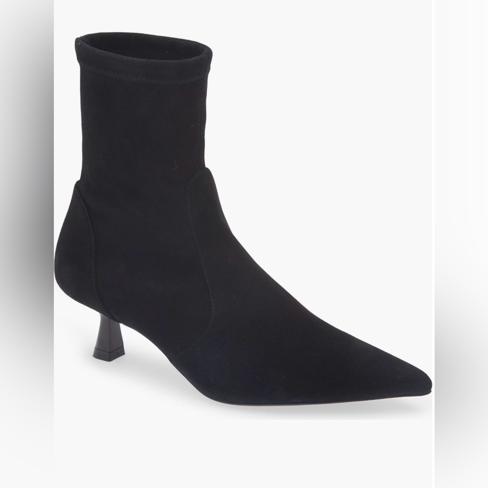 Stuart Weitzman Stuart Supersculpt Pointy Toe Bootie 50